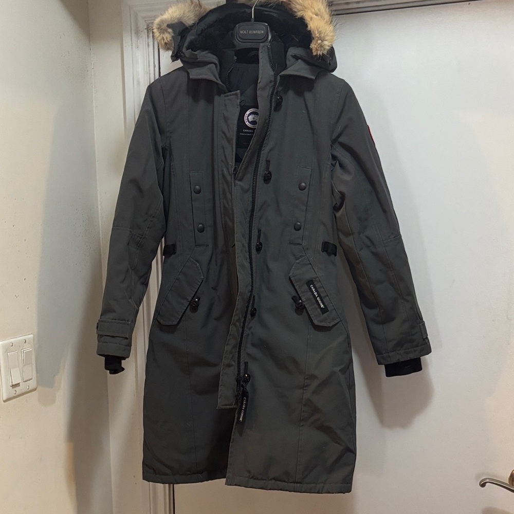 Canada Goose Black and Gray Parka